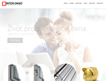Tablet Screenshot of okna-okna.cz